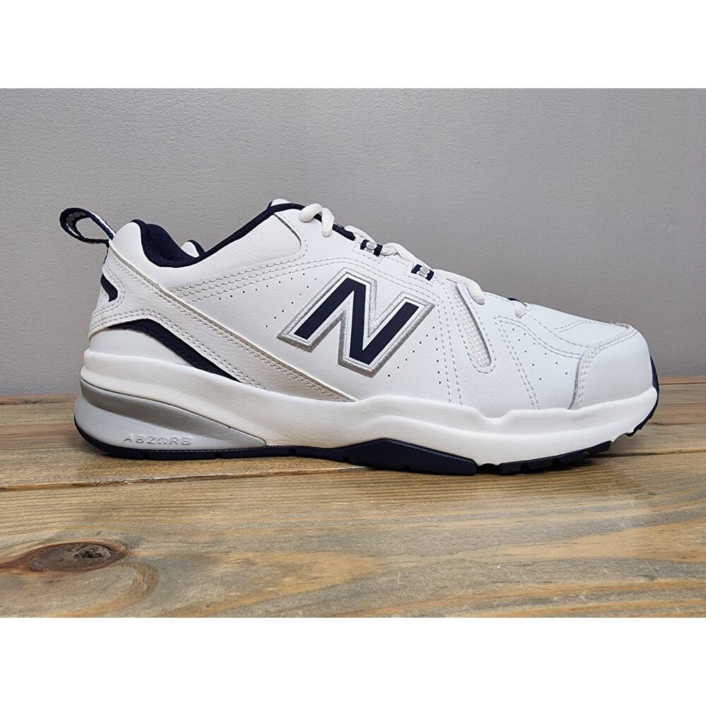 New Balance 608v5 Men's Size 8.5 D Sneakers White/Navy